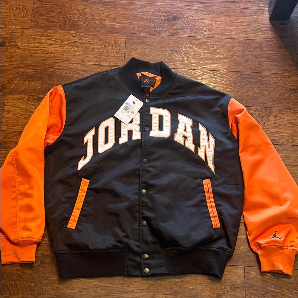 Jordan Brooklyn Collegiate Varsity Jacket Men's size medium NWT